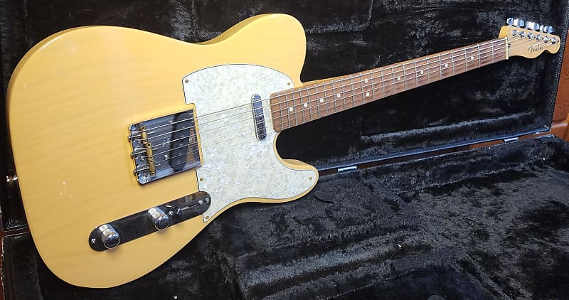 2015 Fender Baritone Telecaster Butterscotch Blonde | Reverb