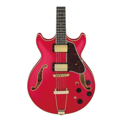 Ibanez AM Artcore Expressionist Hollow Body 6-String Electric Guitar (Cherry Red Flat, Right-Handed) image 8