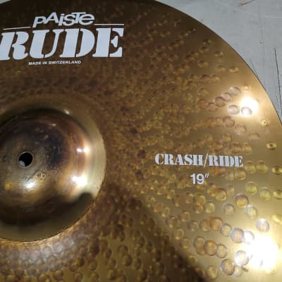 Paiste 19" RUDE Crash/Ride Cymbal image 2