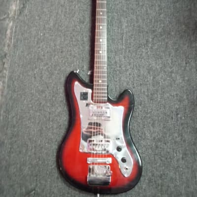 Late 1960s Teisco K-41 Shark Fin Bizarre Electric Guitar | Reverb