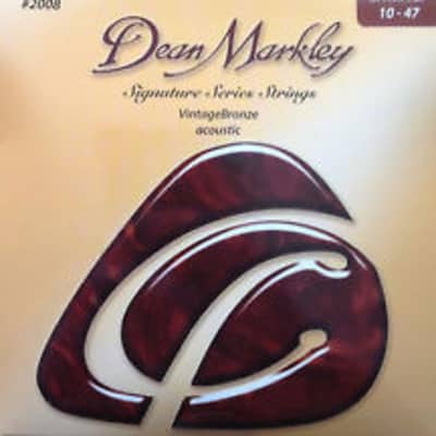 Dean Markley 2008 Vintage Bronze 85 15 Acoustic Guitar Strings