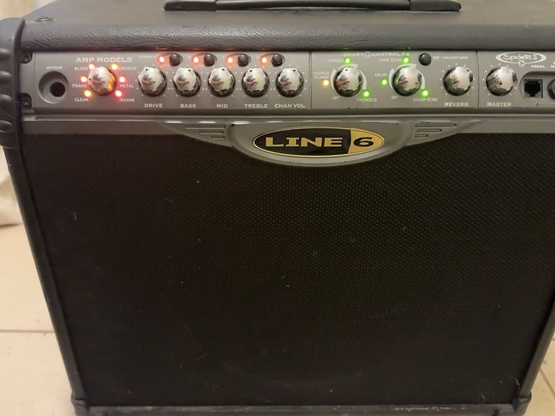 Line 6 Spider II 112 75-Watt 1x12 Digital Modeling Guitar Combo