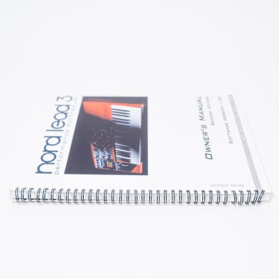 Nord Lead 3 Owners Manual - Second Edition - Software Version 1.0X image 6