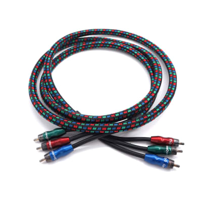 AudioQuest CinemaQuest YIQ-3 Component Video Cable 80" Audiophile 2m image 4