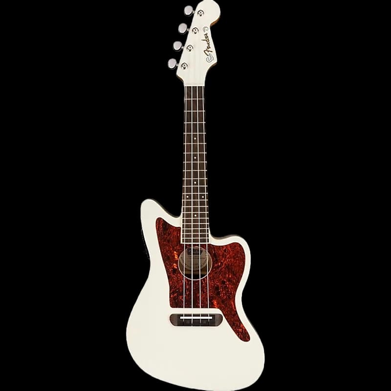 Fender Fullerton Jazzmaster Uke - Olympic White image 1