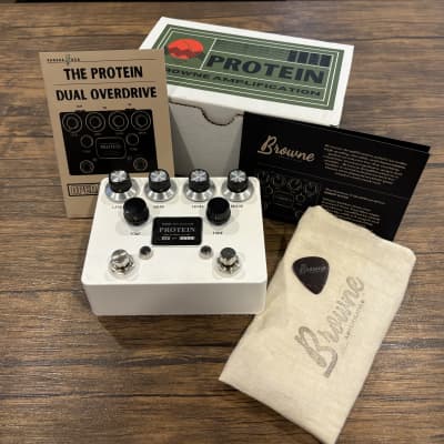 Reverb.com listing, price, conditions, and images for browne-amplification-protein-dual-overdrive
