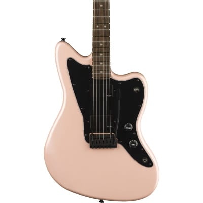 Squier Contemporary Active Jazzmaster HH, Laurel Fingerboard, Black Pickguard, Shell Pink Pearl for sale