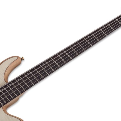 Schecter Stiletto Custom-5 Left-Handed Bass Gloss Natural Satin 2542 image 20