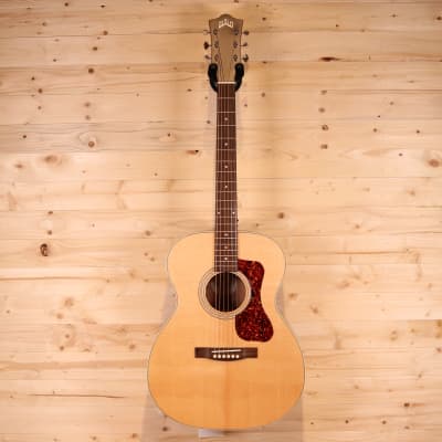 Guild OM-240E Solid Sitka Spruce Top / Layered Mahogany OM Acoustic-Electric Guitar image 2