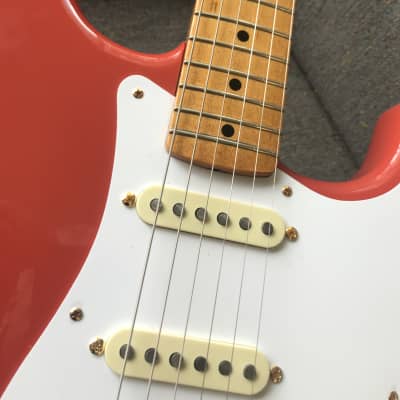 Fender Limited Edition Classic Series '50s Stratocaster, Fiesta Red 2018 Fiesta Red image 3
