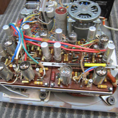 Vintage Tandberg Model 64 Stereo Tube Reel To Reel, 4 Track, Teak Cabinet Vintage Tubes, Carrying Case, Ex Quality, Needs Restoration/Repair, 1960s - Gray / Chrome / Teak image 8