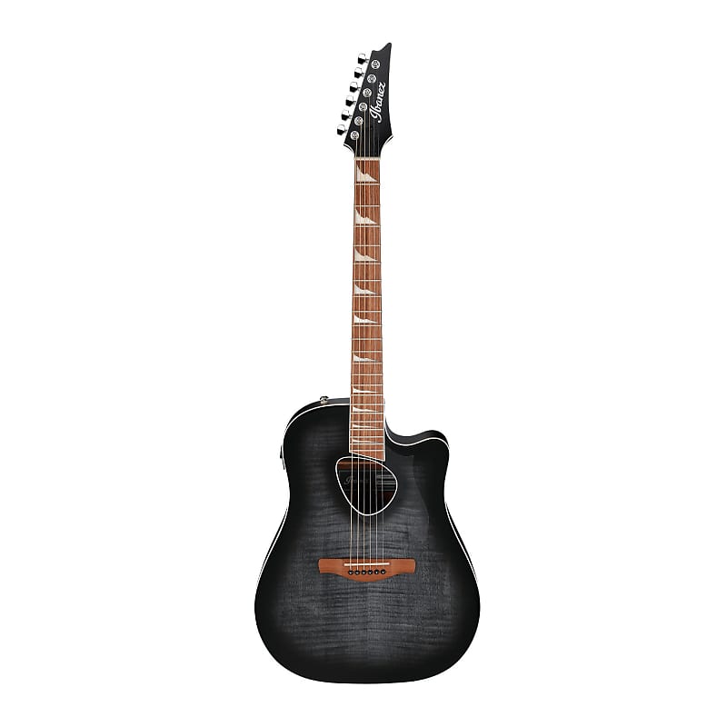 Ibanez ALT30FM Altstar 6-String Acoustic Guitar (Right Hand, Transparent Black Sunburst High Gloss) image 1