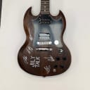 Autographed by July Talk Gibson SG Faded T with Rosewood Fretboard 2016 - Worn Brown