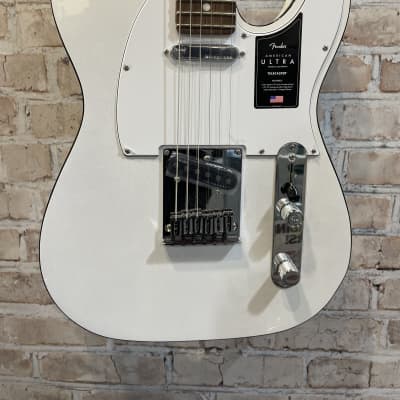 Fender American Ultra Telecaster with Rosewood Fretboard - Arctic Pearl (King Of Prussia, PA) image 2