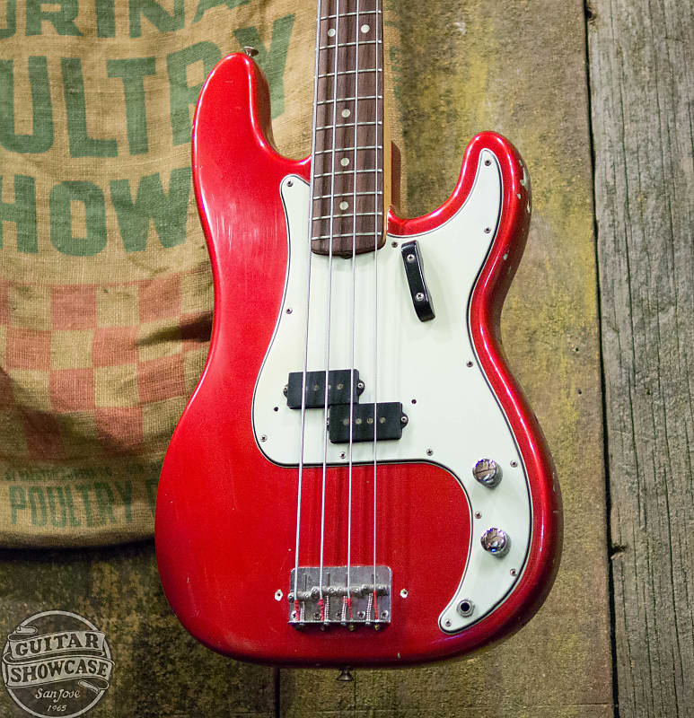 Fender Precision Bass 1965 Candy Apple Red Pre-CBS image 1