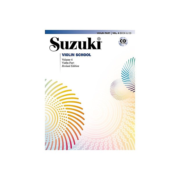 Alfred 00-30725 Suzuki Violin School - Violin Part Book/CD (Volume 4) - Revised image 1
