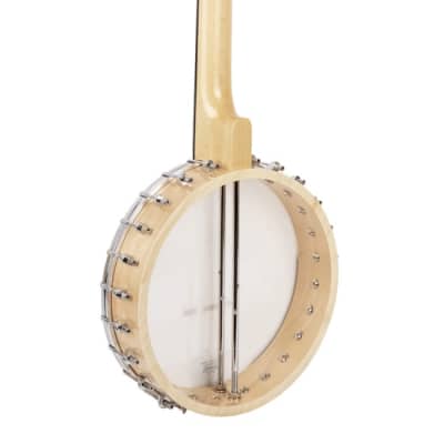 Gold Tone Cripple Creek Banjo 5 String Open-Back Banjo Natural w/ Gigbag image 2