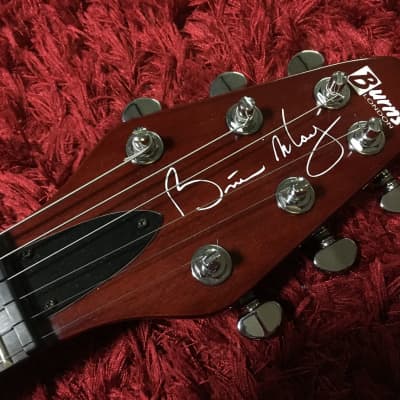 Good Burns LONDON Brian May Signature Model Electric Guitar Special Red Soft Case Used in Japan image 5