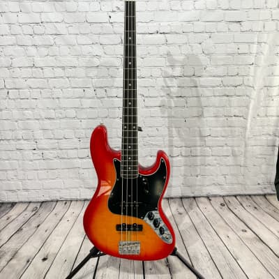 Fender Rarities Series Flame Ash Top American Original '60s Jazz Bass with Ebony Fretboard 2019 - Plasma Red Burst for sale