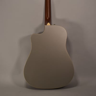 2021 Fender Redondo Player Slate Satin Finish Acoustic Guitar image 2
