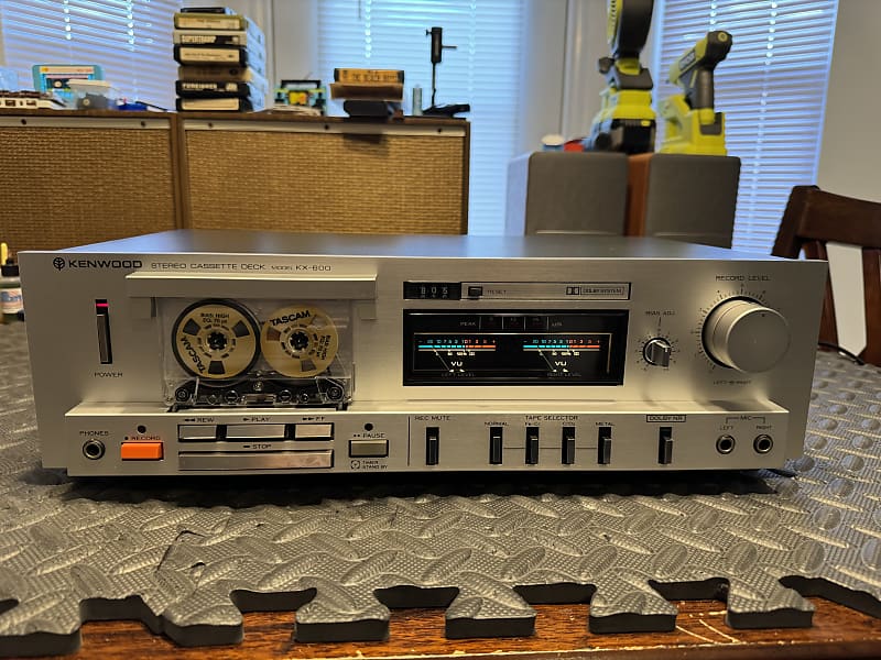 TRIO トリオ KX-9000 ステレオカセットデッキ オーディオ機器 通電OK