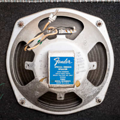 1968 Fender Vibro Champ Drip Edge Vintage Class A Tube Amp, Near Mint w/ Black Panel Circuit image 9