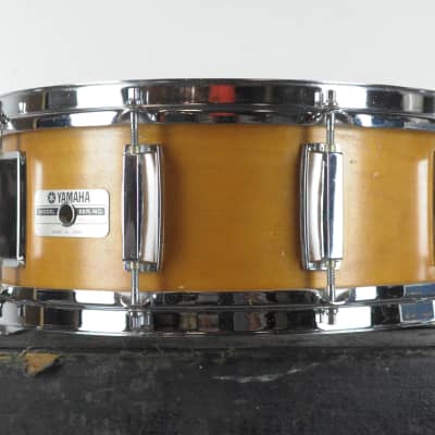 1980s Yamaha Recording Custom 5x14 Real Wood SD-055D Snare Drum image 2
