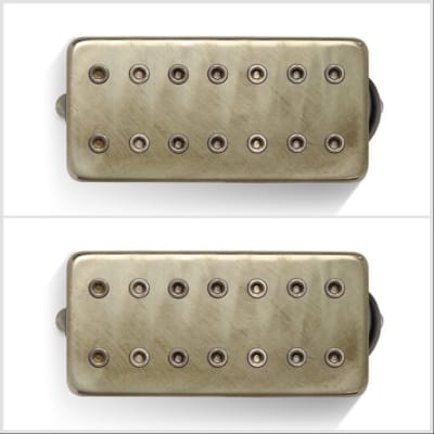 Bare Knuckle Aftermath Humbucker 7-String Set with Aged Raw Nickel