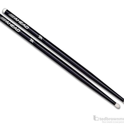 Ahead 7A Aluminum Drumsticks - Nylon 5AT Tip - One Pair Drum Sticks image 1
