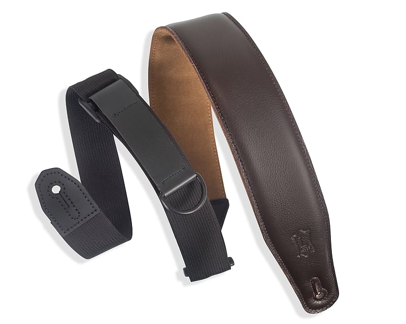 Levy's Leathers - MRHGS-DBR - 2 1/2 inch Wide Ergonomic RipChord™ Guitar Strap. image 1