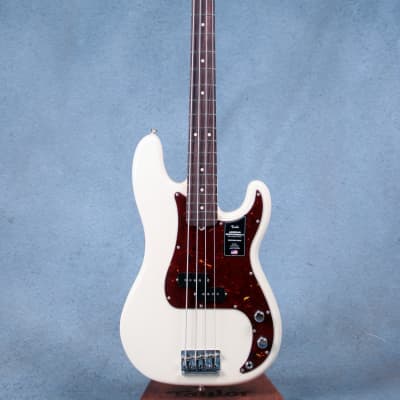 Fender American Professional II Precision Bass Rosewood Fingerboard - Olympic White - US21037079-Olympic White image 7