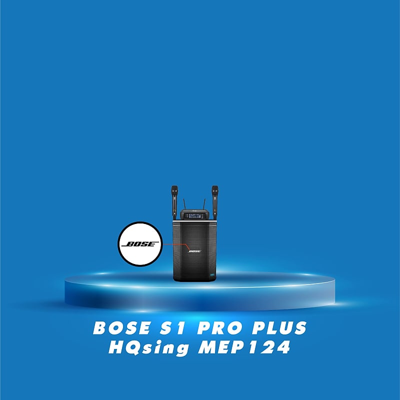 Karaoke SET portable featuring BOSE S1 PRO Plus Speakers and Reverb