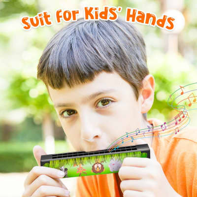 6 Styles Harmonica For Kids, Lightweight Cartoon Harmonica With Double Row Of 16 Holes, Harmonica For Toddler, Kids, Adult Beginners' Musical Instrument Toy Gift image 2