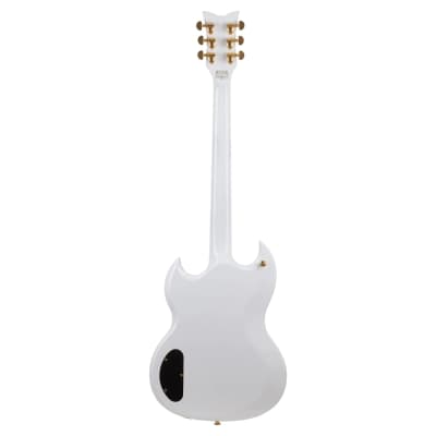 Mint Schecter Zacky Vengeance Signature ZV H6LLYW66D Guitar, USA Pasadena Pickups, Gloss White image 3