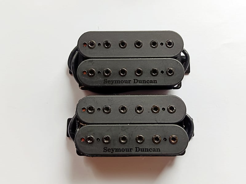 Seymour Duncan Alpha And Omega 6 Strings Black Humbuckers Reverb