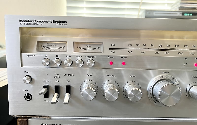 MCS 3233 JCPenney authentic Stereo Receiver Modular Components