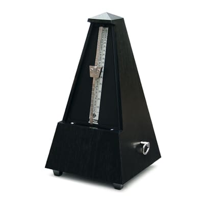 Wittner Maelzel Pyramid Metronome - Black Plastic Casing without Bell image 2