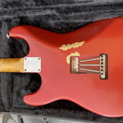 Nick Page Guitars Brazilian Rosewood SoCal  Candy Apple Red over Gold image 7