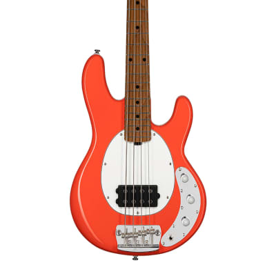 Sterling By Music Man StingRay Short Scale RAYSS4 - Fiesta Red for sale