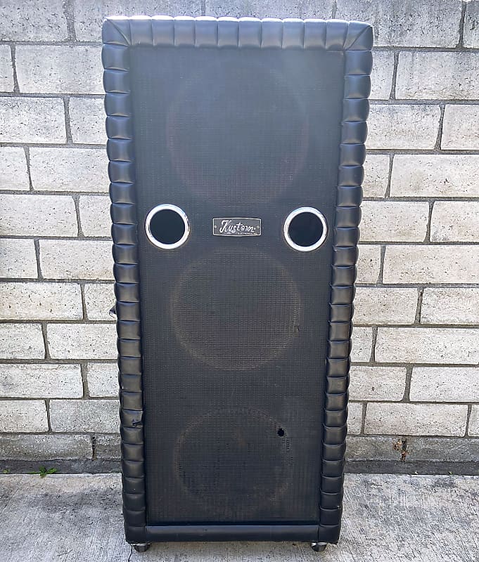 Kustom 3x15 1970's Empty Bass Only Black Tuck N' Roll Reverb