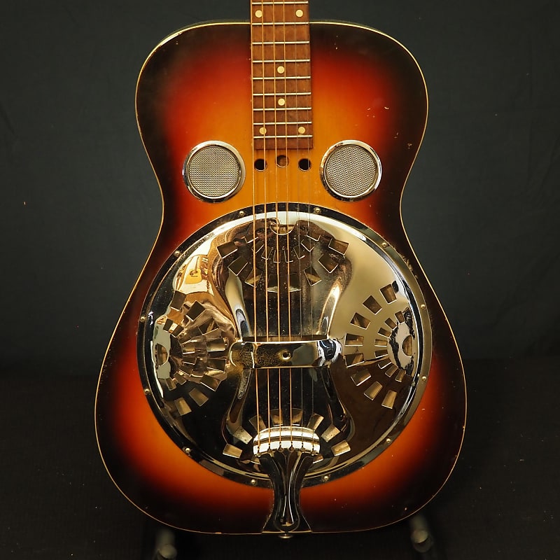 Dobro Square Neck 1974 - Cherry Sunburst image 1