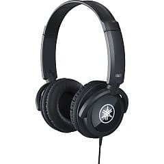 Yamaha HPH-100 Black Closed-Back Headphones  			