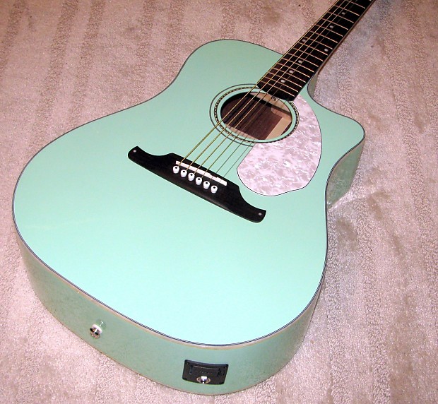 FENDER SONORAN ACOUSTIC ELECTRIC GUITAR – Surf Green