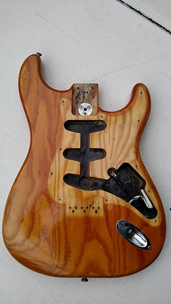 ギター Stratocaster body Strat Stratcaster Guitar Body 3 pcs Alder Carbon Fiber Layer