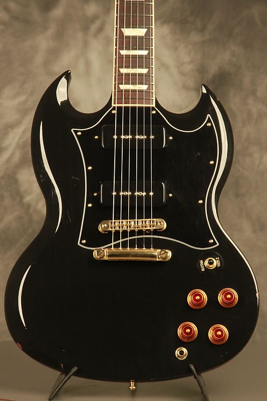 2012 Gibson SG Special EBONY/Black with GOLD hardware | Reverb