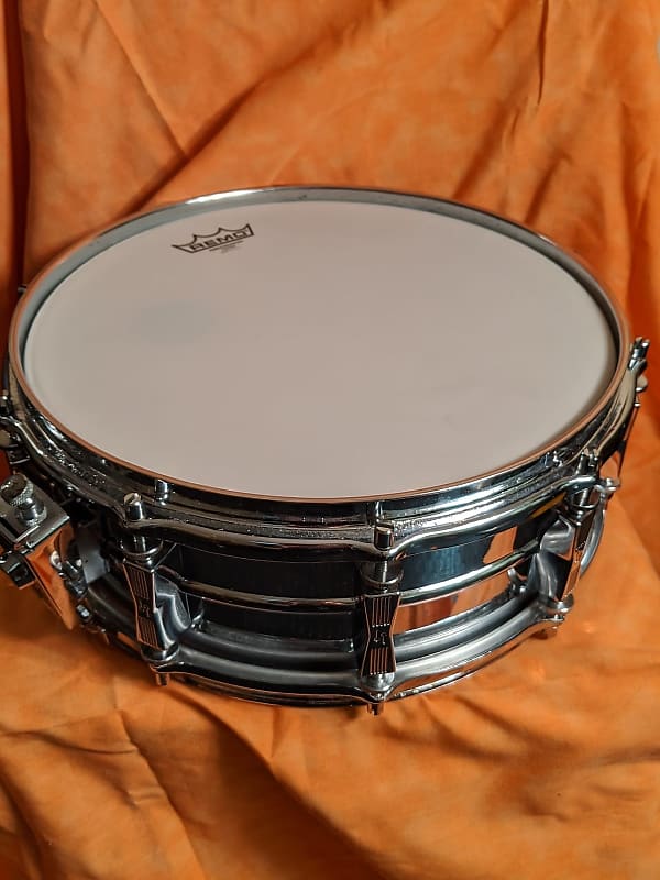 Vintage Sonor D-555 Ferromanganese 5.25x14 Snare Drum 1974 *With Matching  Era Slotted/Standard Key*