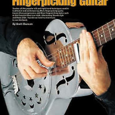 Learn How To Play Guitar - Progressive Blues Fingerpicking Guitar Book CD - 09 X- for sale