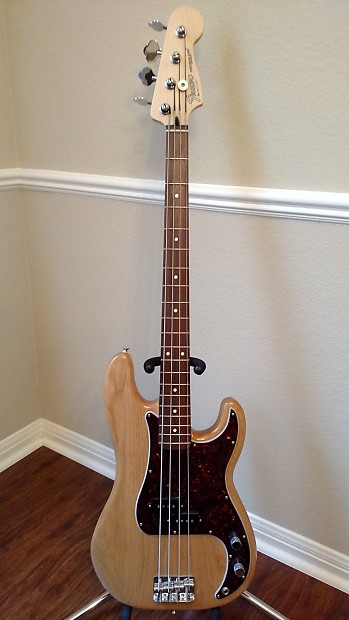 Fender FSR Standard Precision Bass MIM Special Edition Natural Ash Excellent! image 1