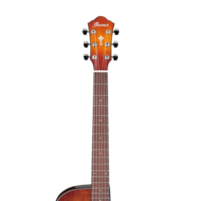 Ibanez AEG70VVH AEG Acoustic/Electric Guitar - Vintage Violin High Gloss image 6