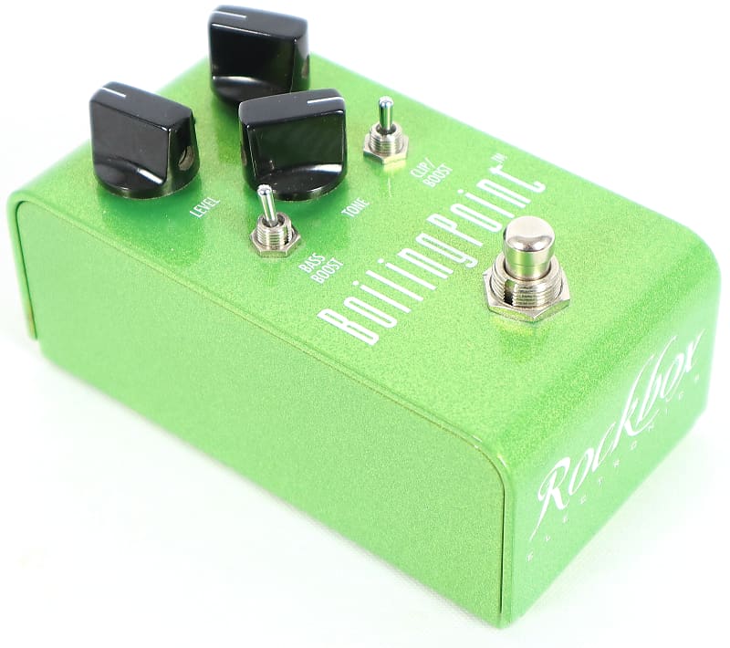 Rockbox Boiling Point Green Electric Guitar Overdrive Effect